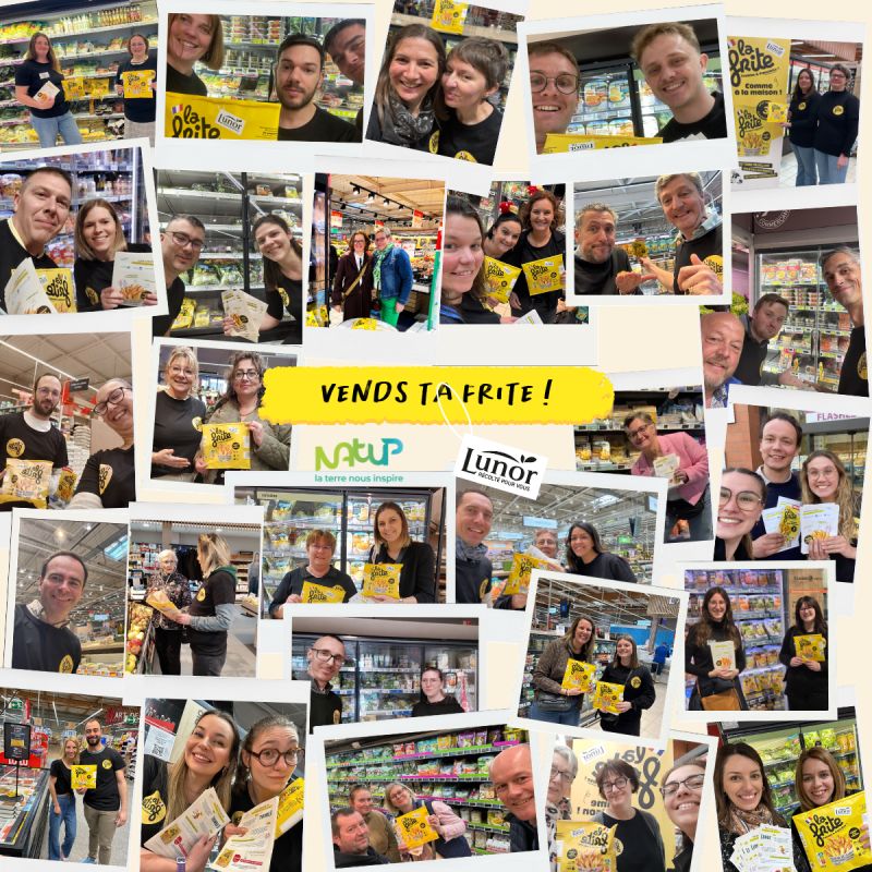 Opération vends ta frite pour Lunor par NatUp